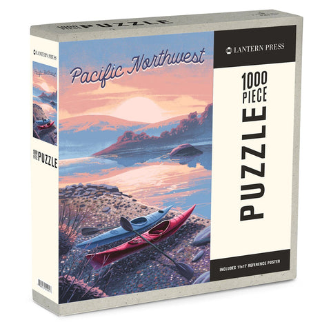 Pacific Northwest with Pine Trees Puzzle