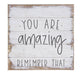 You are Amazing Pallet Sign