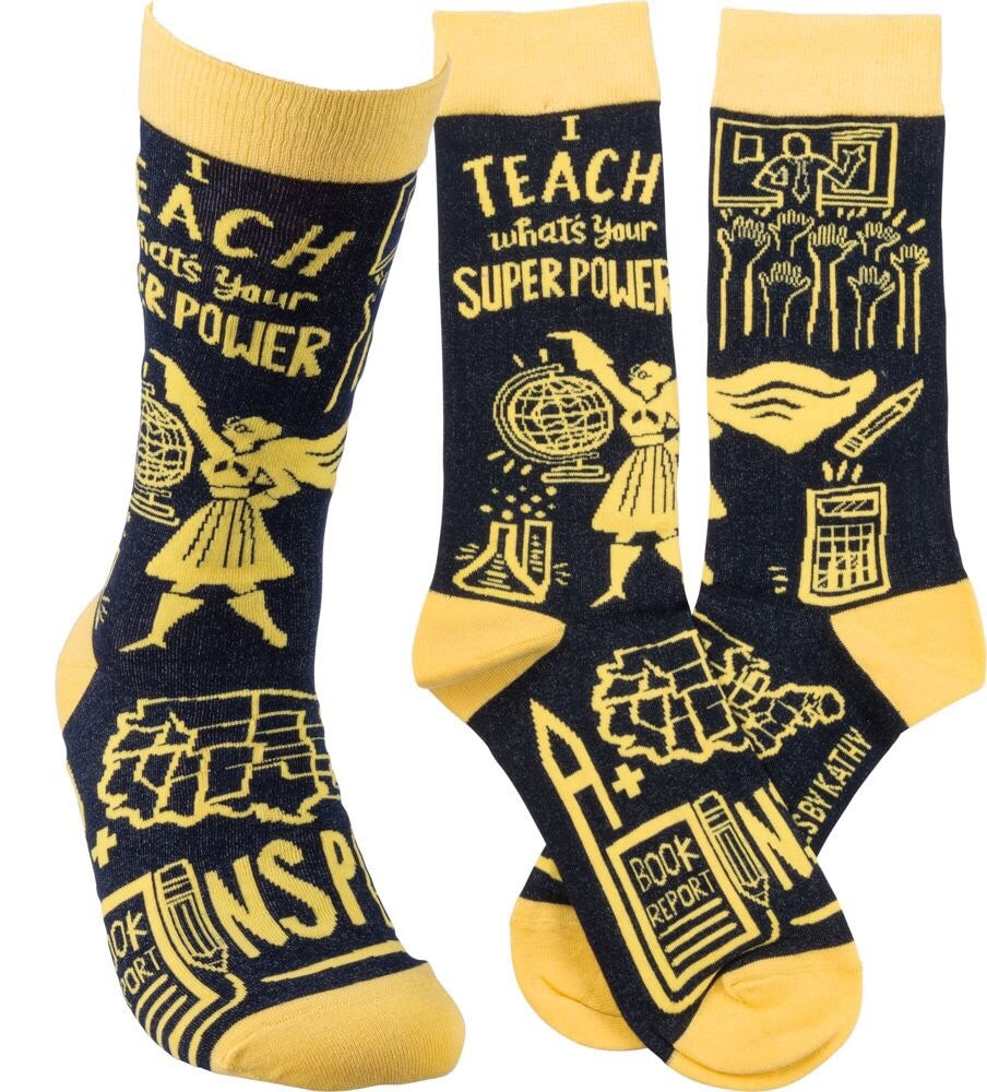 Socks - I Teach What’s Your Superpower