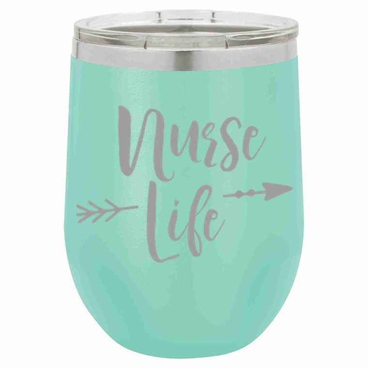 Nurse Life Wine Tumbler