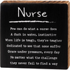 Nurse Block Sign