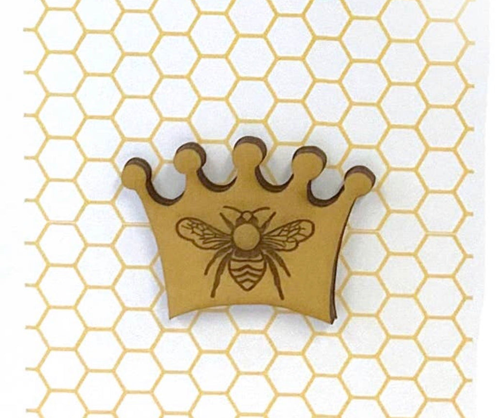 Queen Bee Greeting Card with Magnet