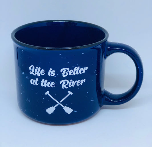 Campfire Mug - Life is Better at the River
