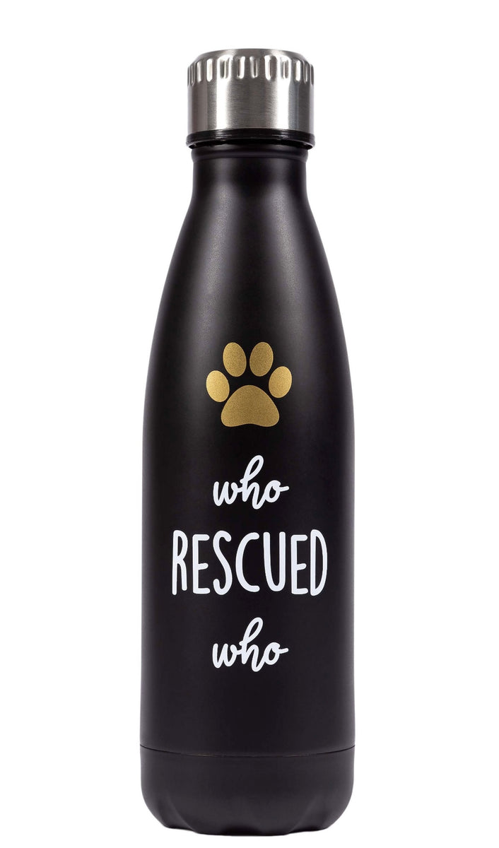 Who Rescued Who Water Bottle