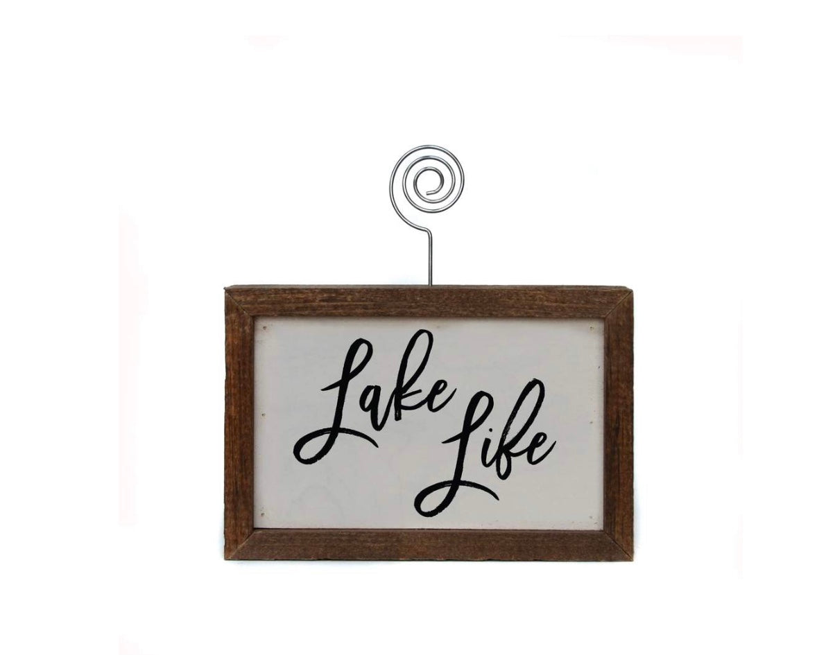 Lake Life Photo Holder