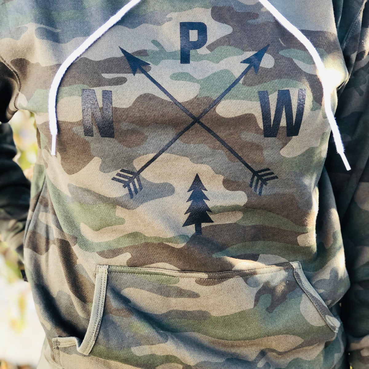 PNW Camo Hooded Sweatshirt
