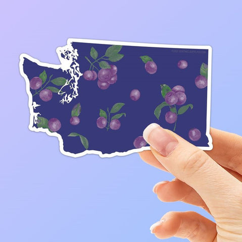 Pacific Northwest Fog & Forest Diecut Sticker