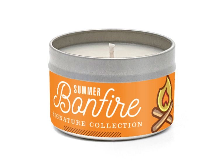 Summer Bonfire 4oz Soy Candle