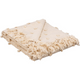 Throw - Cream Poms