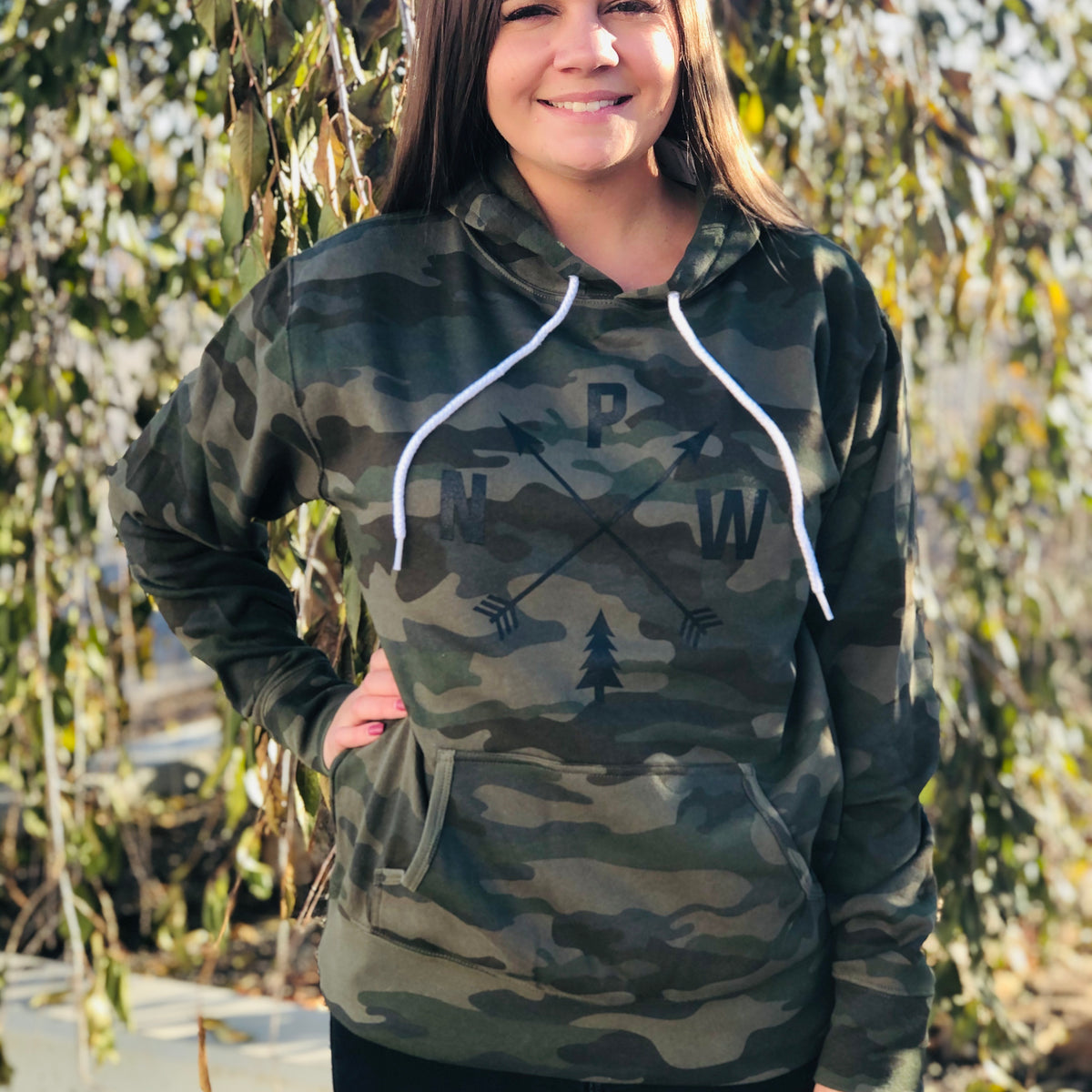 PNW Camo Hooded Sweatshirt