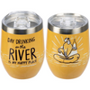 Wine Tumbler - Day Drinking on the River