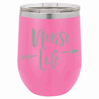 Nurse Life Wine Tumbler