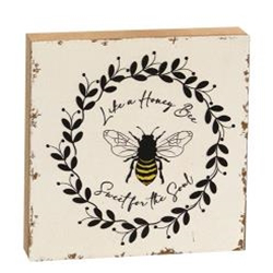 Bee Reversible Lace Pillow