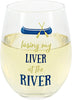 River stemless Wine Glass