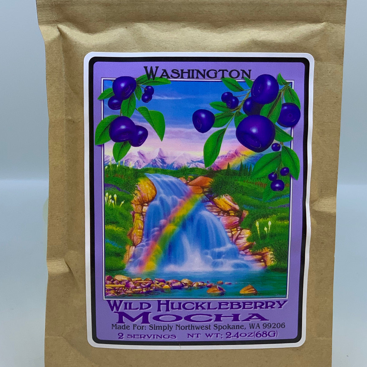 WA Wild Huckleberry Mocha Packet