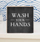 Wash Your Hands Block Sign