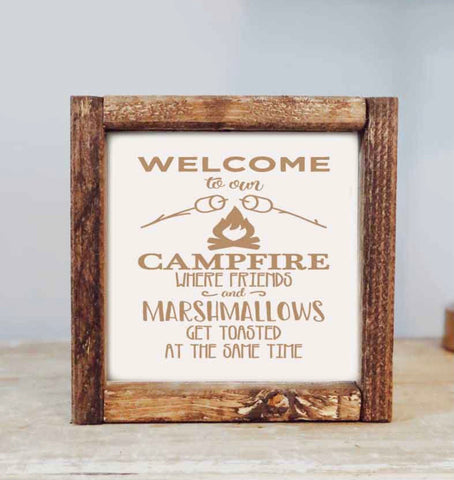 Campsite Printed Dishtowel