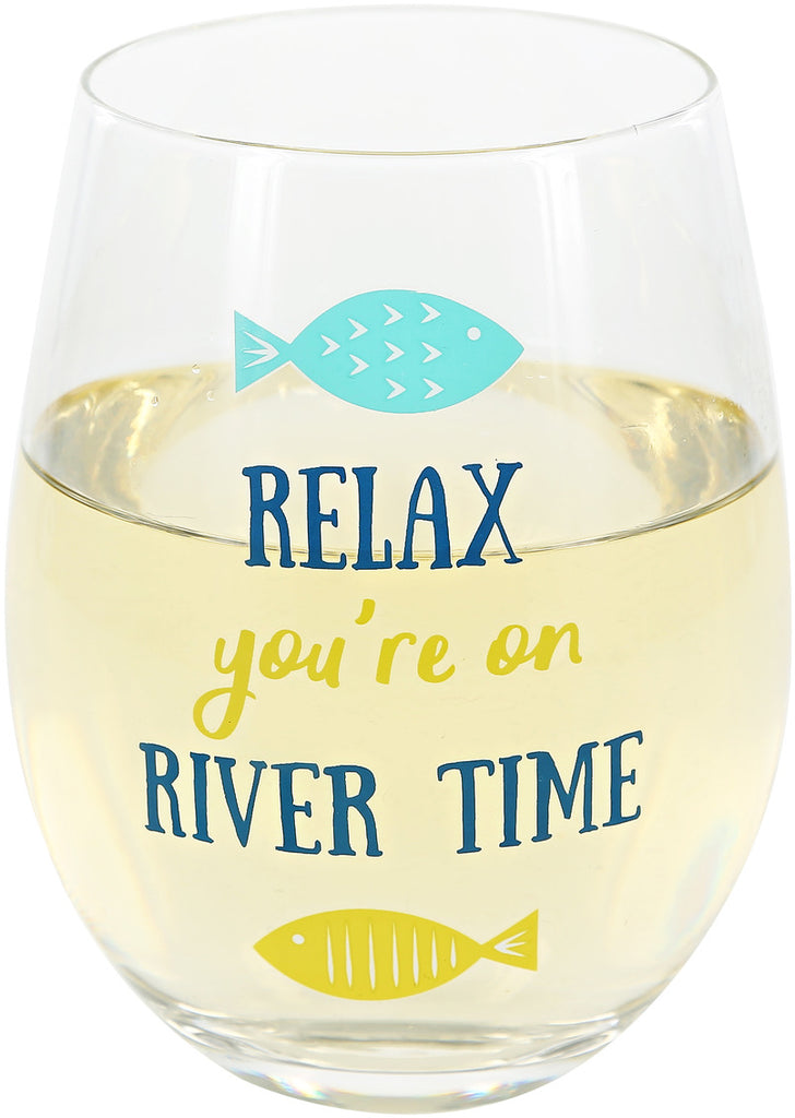 River stemless Wine Glass