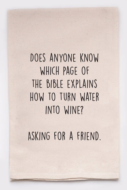 Funny Flour Sack Tea Towels