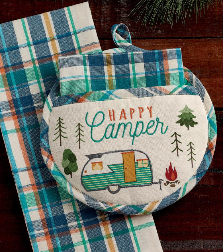 Happy Camper Potholder Gift Set