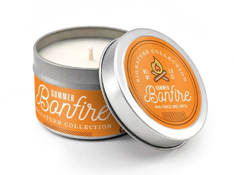 Summer Bonfire 4oz Soy Candle