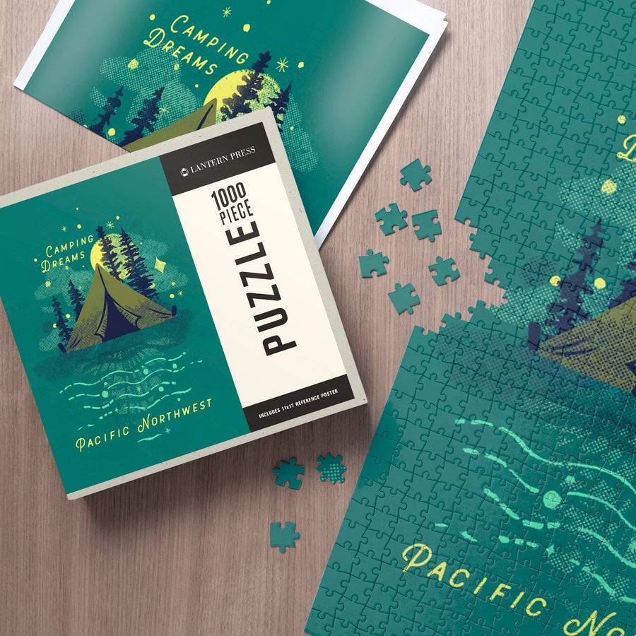 Pacific Northwest Camping Dreams Puzzle